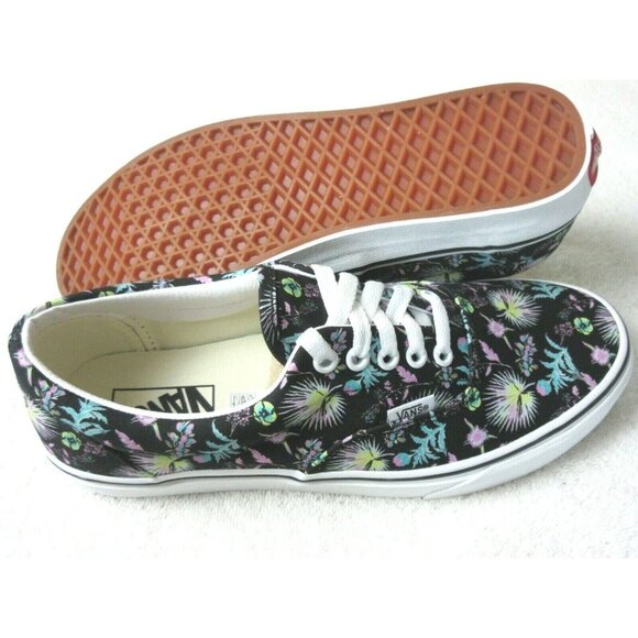 Vans Era Women's Paradise Floral Black True White Canvas shoes Sizes NIB - Picture 1 of 5